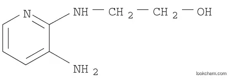 Molecular Structure of 118705-01-4 (2-[(3-Amino-2-pyridinyl)amino]ethanol)